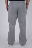 Pants Elastic Plain winter Gray