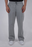 Pants Elastic Plain winter Gray