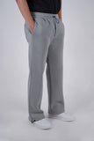 Pants Elastic Plain winter Gray