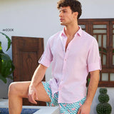 Linen shirt Pink