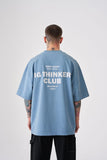 T shirt Thinkers Club Baby Blue over size