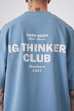 T shirt Thinkers Club Baby Blue over size