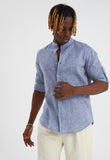 Linen Shirt blue 2