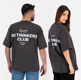 T shirt Thinkers Club Dark Grey over size