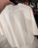 Plain T-Shirt Over Size Off-White