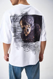 T-shirt skull White over size 2