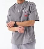 T-shirt over size Mona Lisa Grey
