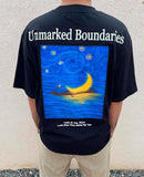 T-shirt over size Van Gogh Black