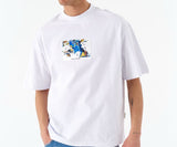 T-shirt over size Van Gogh Map