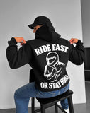Hoodie Over Size RIde Fast