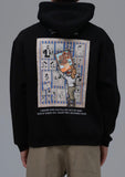 Hoodie Over Size Van Gogh Black