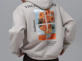 Hoodie Over Size Van gogh Sunflowers