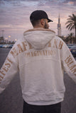 Modek core Zip-Jacket Off-White Over Size