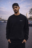 Sweatshirt Over Size Plain Black