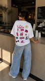 T-Shirt over Size / Regular Size  ONLY GIRLS