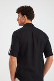 Linen Shirt black